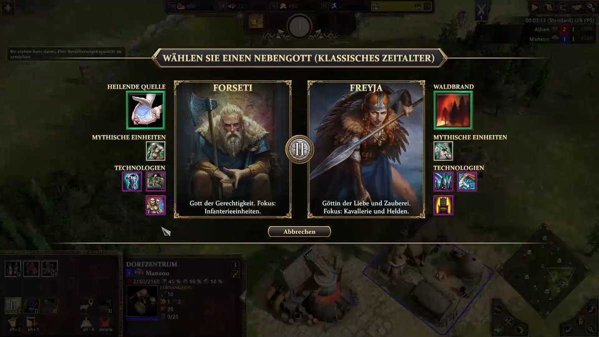 Age of Mythology Retold: Build Order für Thor