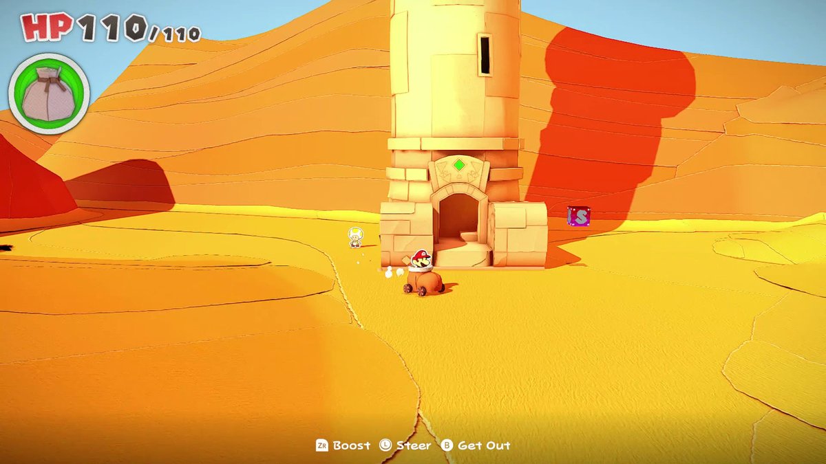 Paper Mario: The Origami King | Fundorte aller Toads - Level: Große Sandpapierwüste