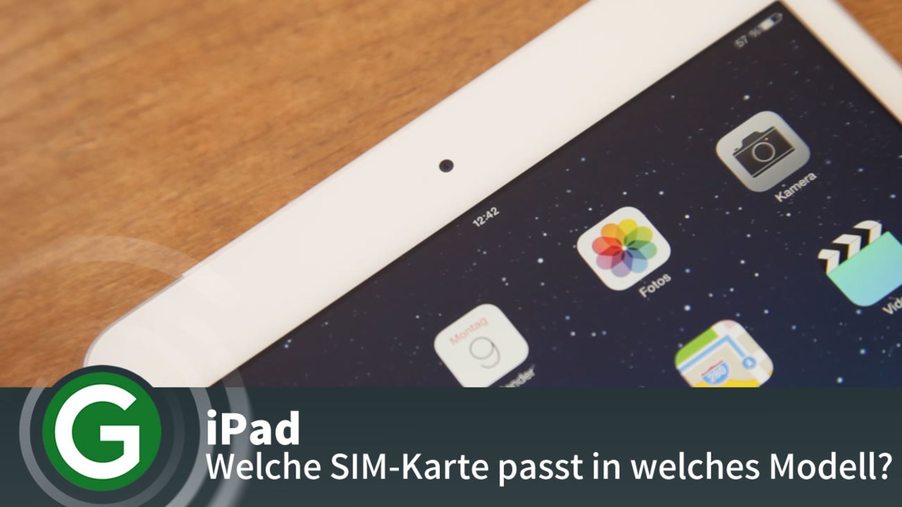 iPad: Welche SIM-Karten passen in welches Modell?