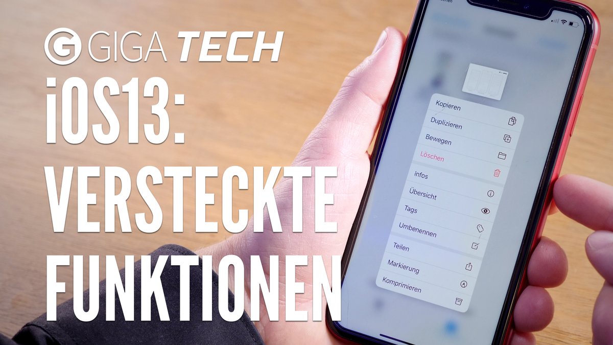 iOS 13: 13 versteckte Funktionen