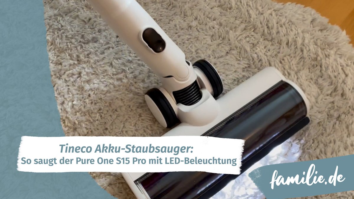 Tineco Akku-Staubsauger: So saugt der Pure One S15 Pro mit LED-Beleuchtung Tineco Akku-Staubsauger: So saugt der Pure One S15 Pro mit LED-Beleuchtung