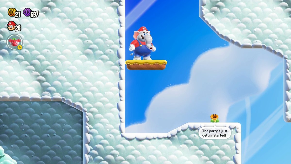 Super Mario Bros. Wonder: W1-11 Mit Rollfs durch die Lüfte Super Mario Bros. Wonder: W1-11 Mit Rollfs durch die Lüfte