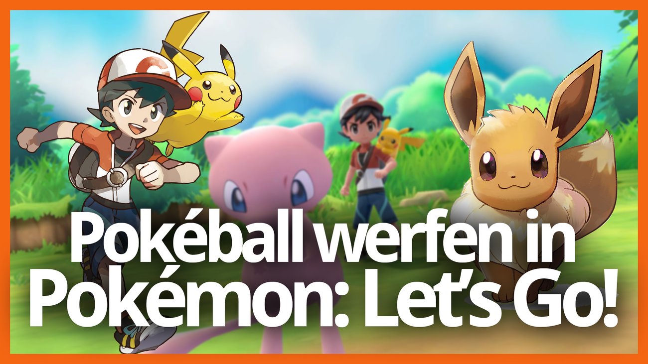 Pokémon Let's Go – So klappt das Werfen mit dem Pokéball Plus