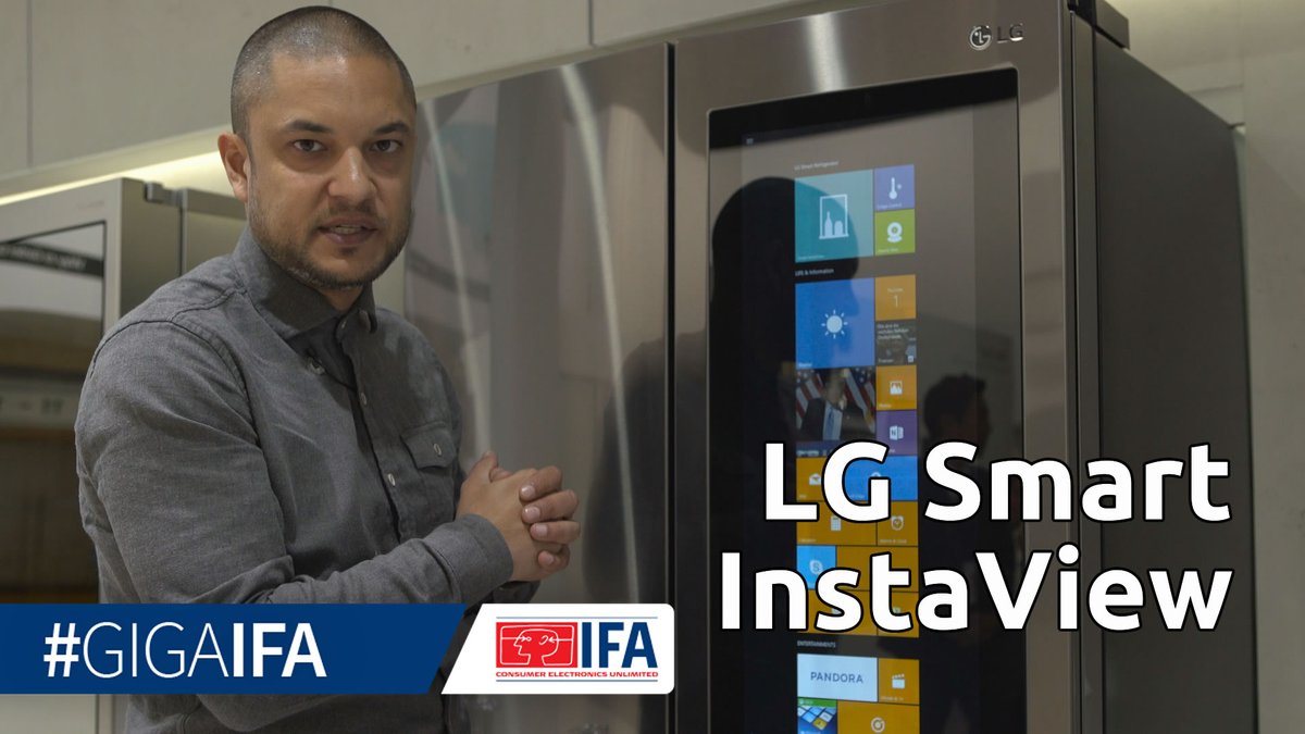 LG Smart InstaView: Kühlschrank mit Windows 10 und Touchscreen LG Smart InstaView: Kühlschrank mit Windows 10 und Touchscreen