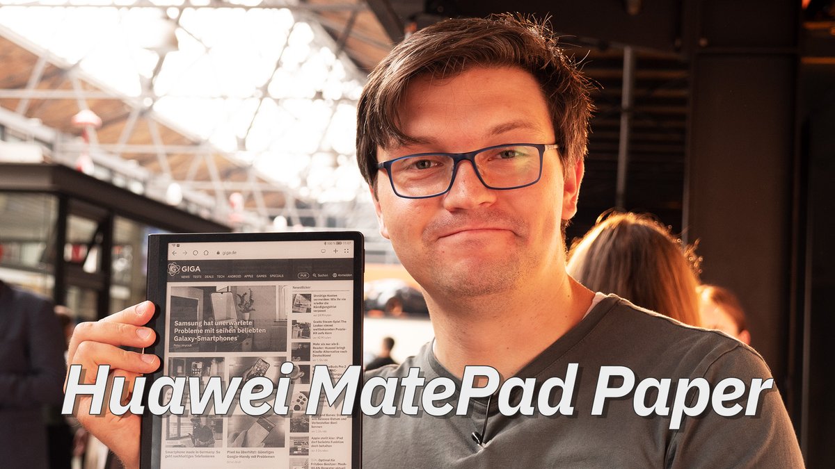 Huawei MatePad Paper im Hands-On Huawei MatePad Paper im Hands-On