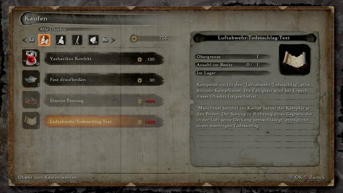 Sekiro - Shadows Die Twice: So bekommt ihr den Luftabwehr-Todesschlag-Text Sekiro - Shadows Die Twice: So bekommt ihr den Luftabwehr-Todesschlag-Text