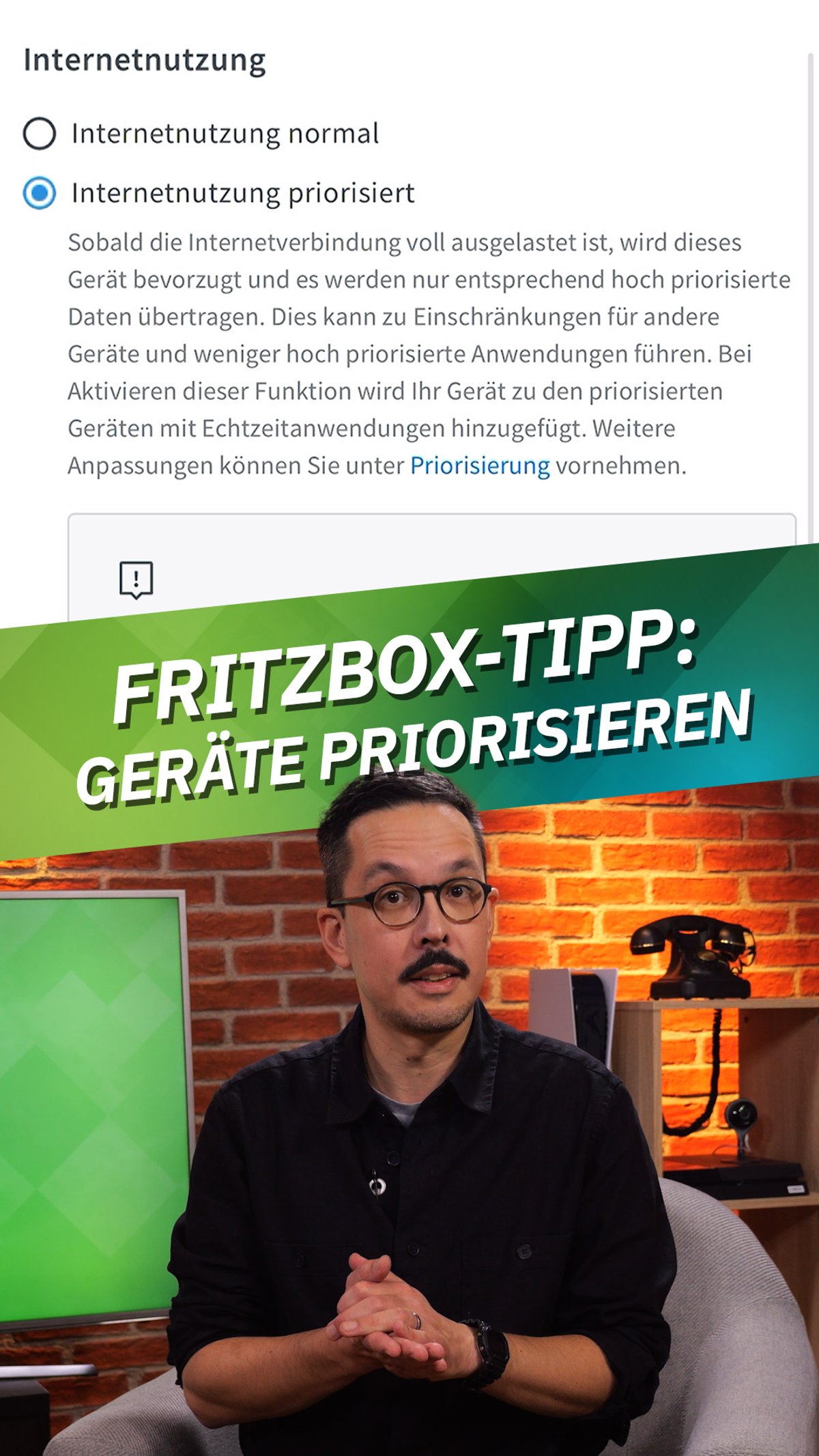 Fritzbox-Tipp: Geräte priorisieren
