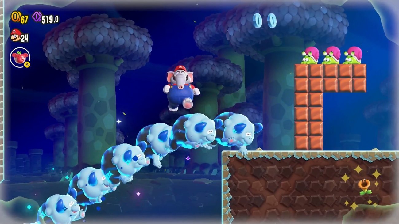Super Mario Bros. Wonder: Geheimer Ausgang in "Gallopteros-Stampede"