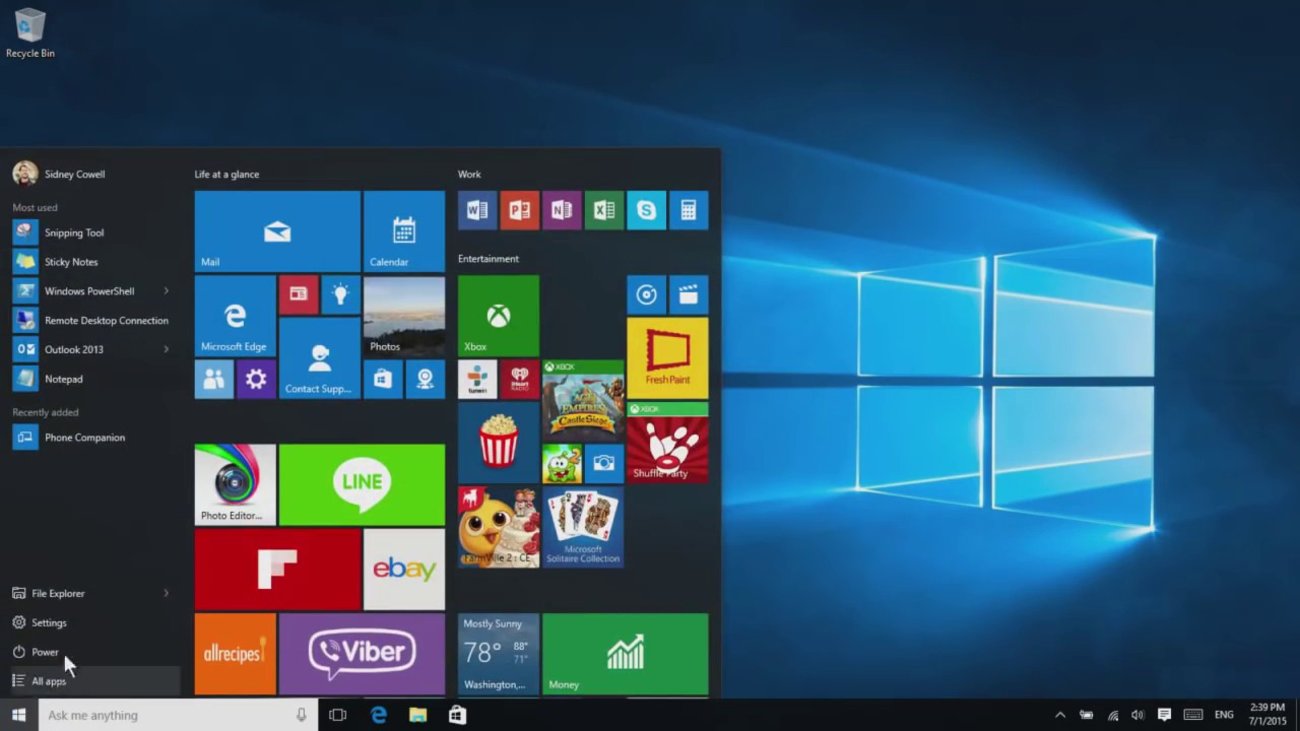 Windows 10 - How to customize the start menu