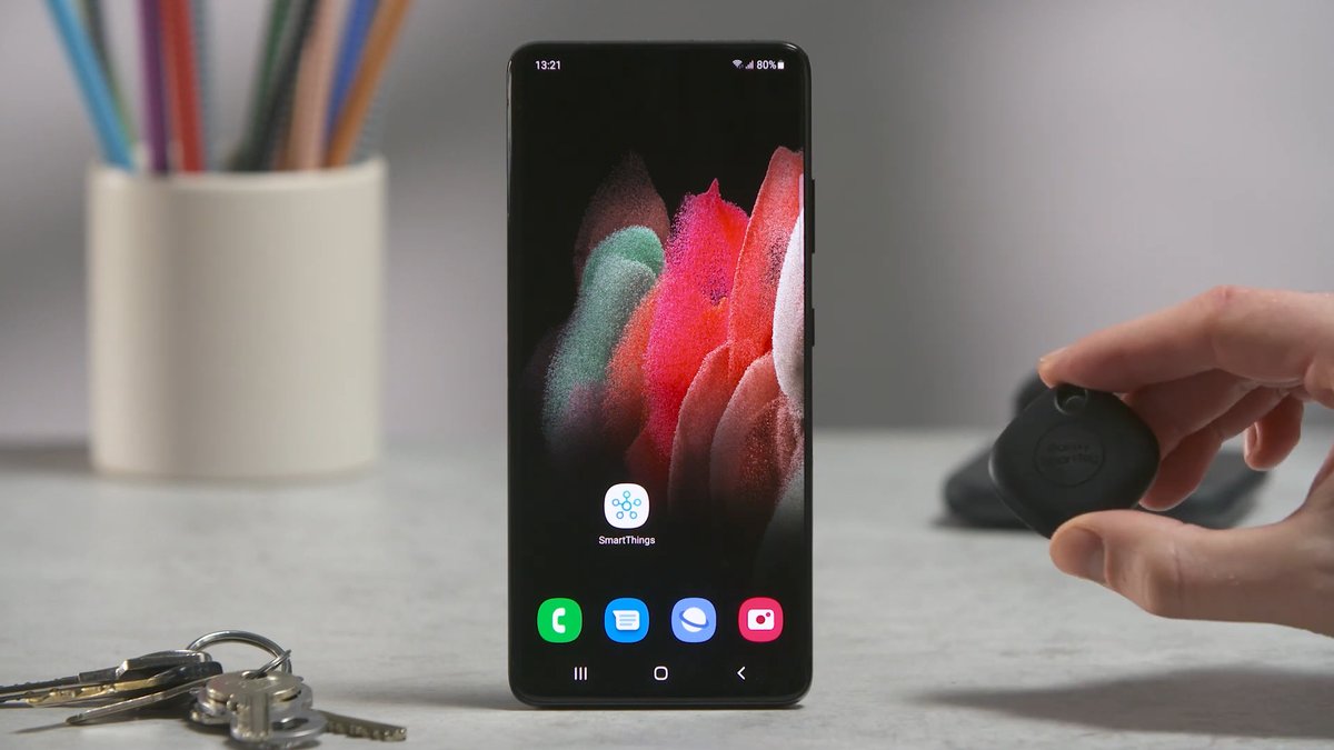 Samsung Galaxy SmartTag in Aktion Samsung Galaxy SmartTag in Aktion