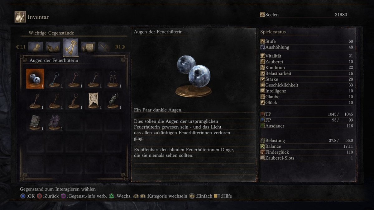 Dark Souls 3: Augen der Feuerhüterin - Fundort