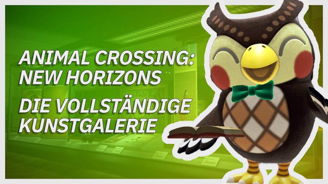 Animal Crossing: New Horizons – So sieht die komplettierte Kunstgalerie aus