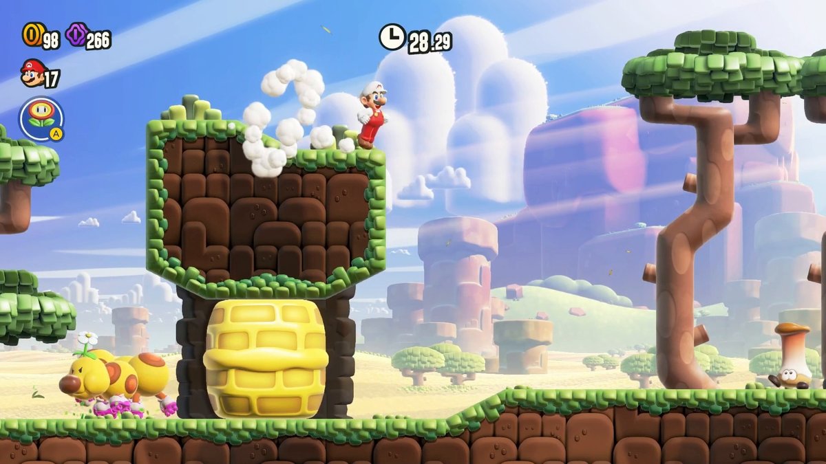 Super Mario Bros. Wonder: W1-16 Über Stock und Stein Super Mario Bros. Wonder: W1-16 Über Stock und Stein