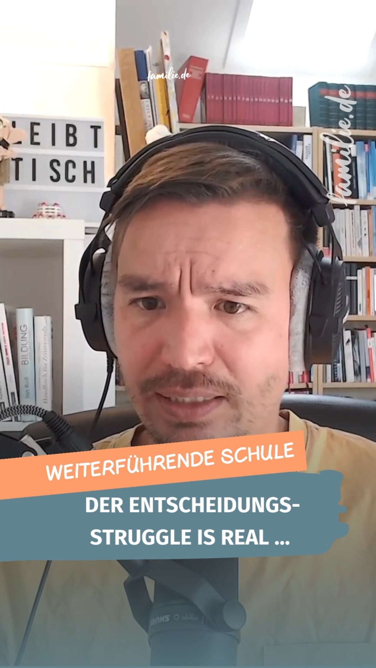 Weiterführende Schule - Wie entscheide ich für mein Kind? - Bob Blume im Interview 