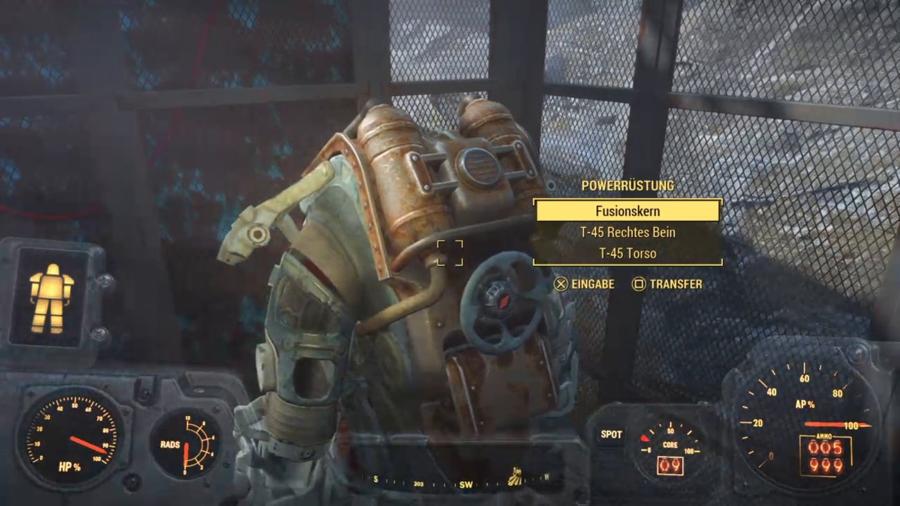 Fallout 4: T-45 Powerrüstung (Tempines Bluff) - Fundort