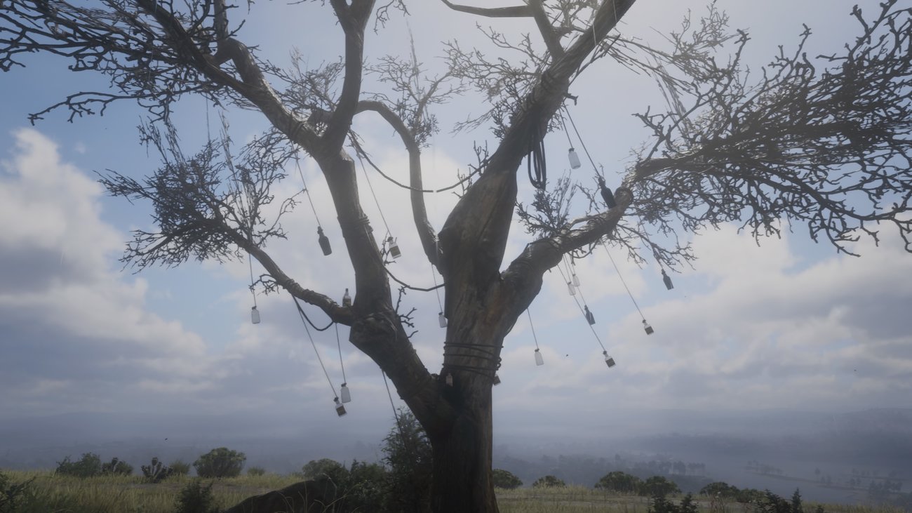 Red Dead Redemption 2: Der Baum, an dem Whiskey-Flaschen wachsen