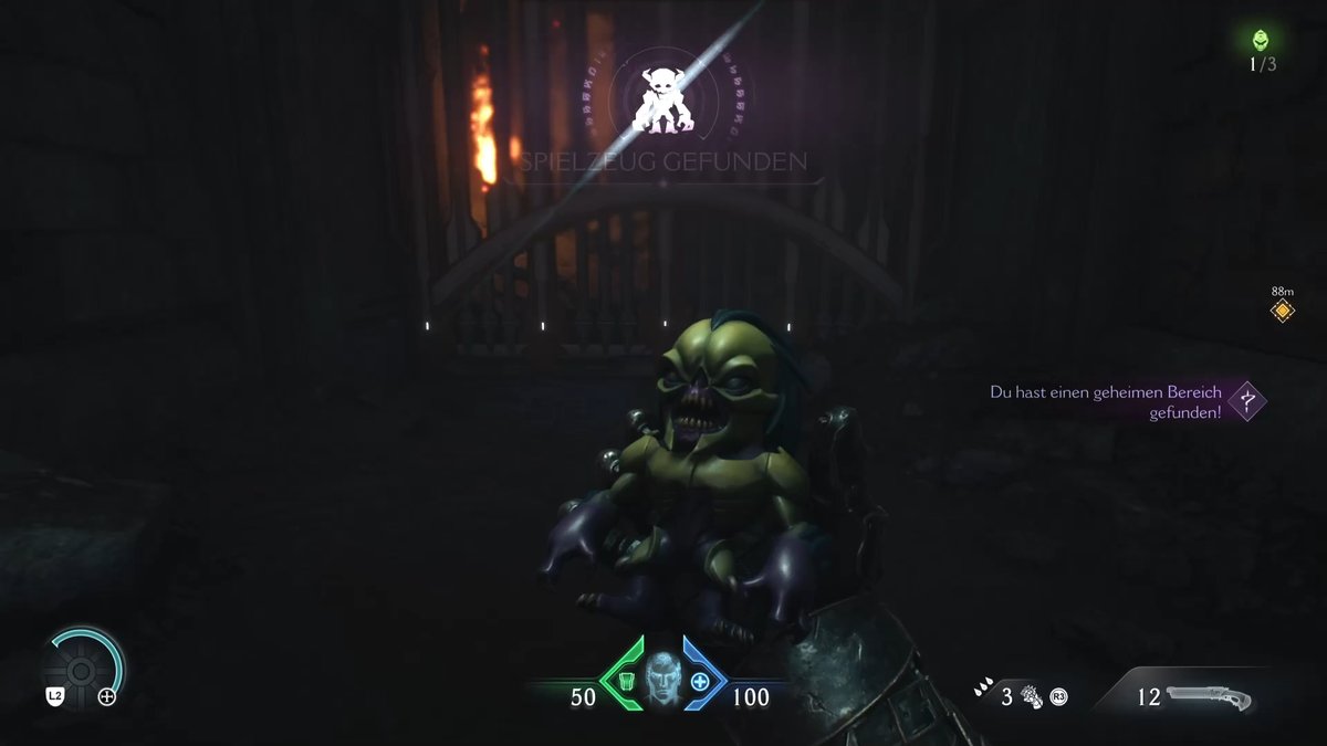 Doom The Dark Ages: Blauer Schlüssel und Spielzeug "Imp" - Fundort Doom The Dark Ages: Blauer Schlüssel und Spielzeug "Imp" - Fundort