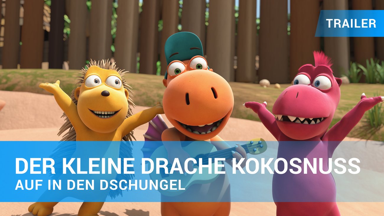Der kleine Drache Kokosnuss 2: Auf in den Dschungel - Trailer Deutsch