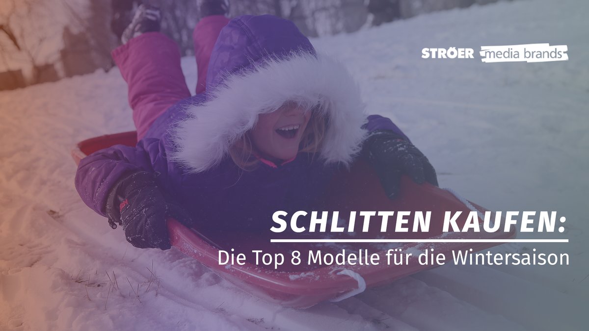 Schlitten kaufen: Die Top 8 Modelle für die Wintersaison