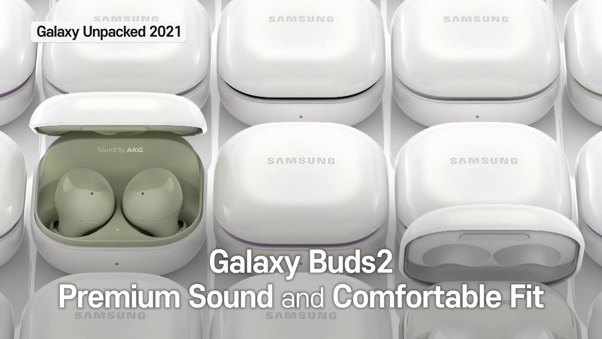 Samsung Galaxy Buds 2: ANC-Kopfhörer in Farbe Samsung Galaxy Buds 2: ANC-Kopfhörer in Farbe