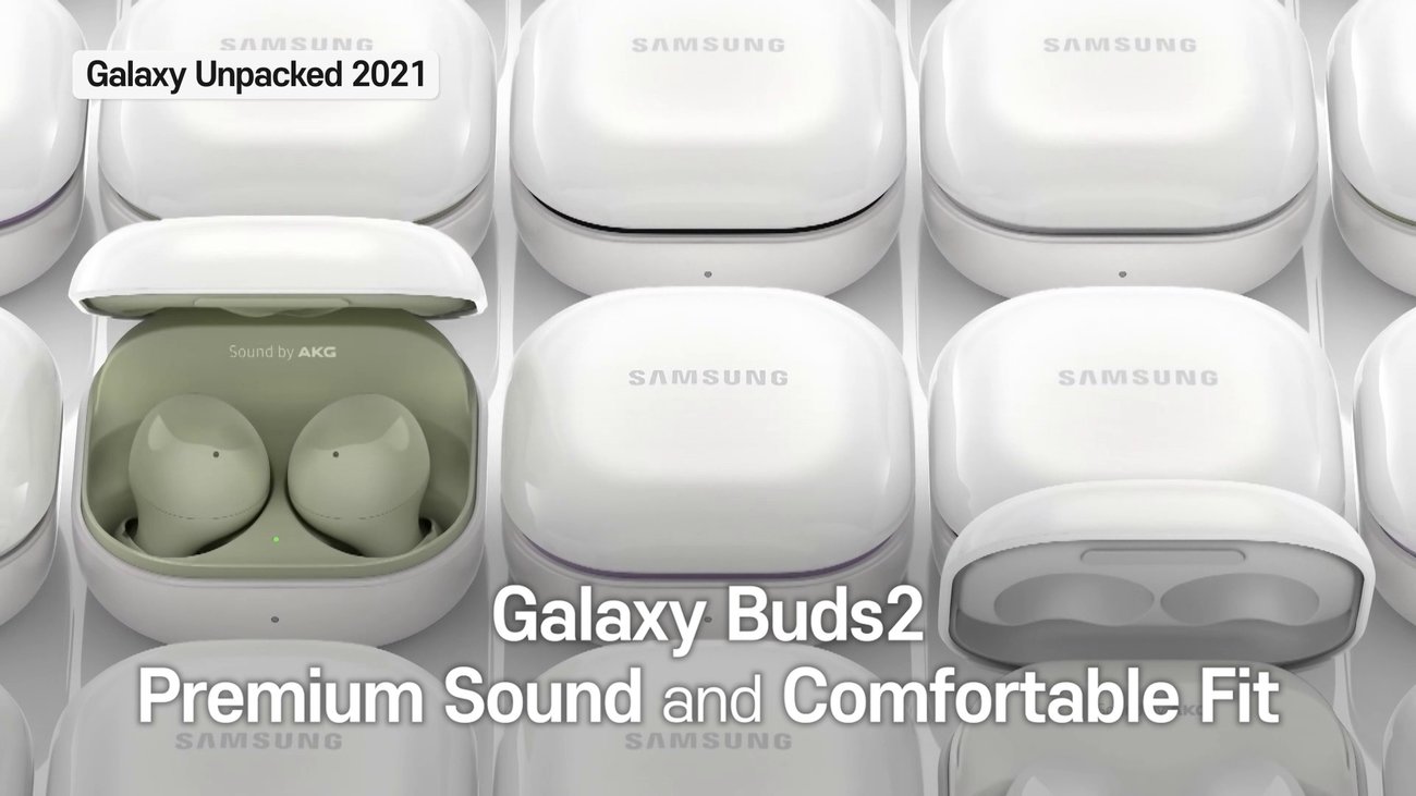 Samsung Galaxy Buds 2: ANC-Kopfhörer in Farbe