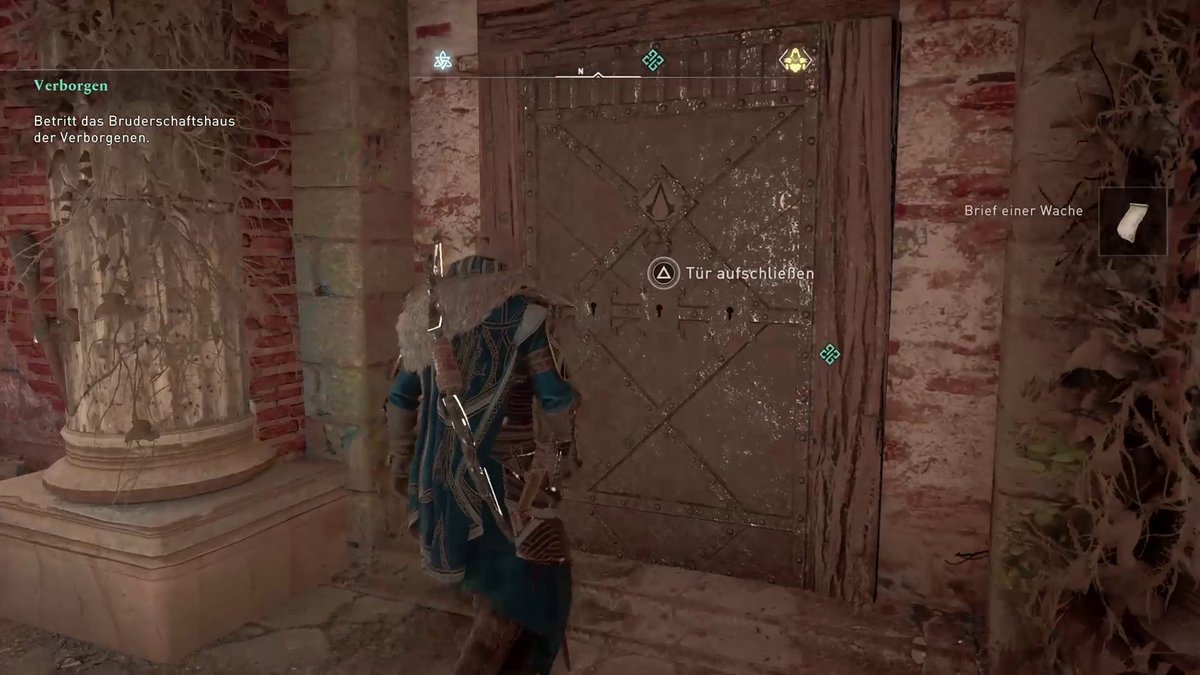 Assassin's Creed Valhalla: Bruderschaftshaus Lutetia öffnen (Quest "Verborgen") Assassin's Creed Valhalla: Bruderschaftshaus Lutetia öffnen (Quest "Verborgen")