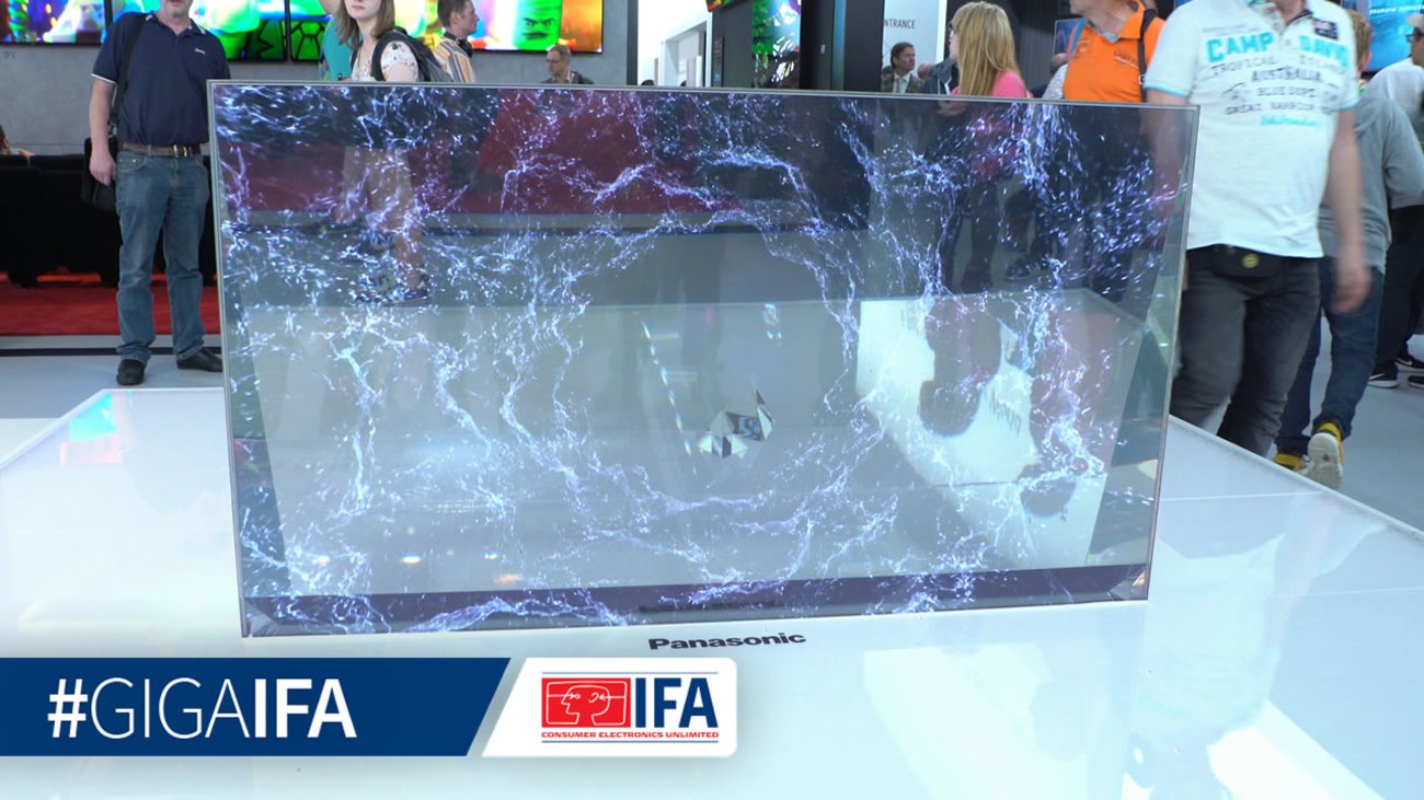 Futuristischer Panasonic OLED-TV Prototyp: Die IFA 2070 lässt grüßen