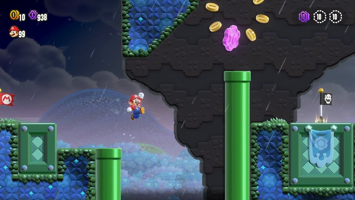 Super Mario Bros. Wonder: Blüteninseln-12 Schwebe-Pirouette 1