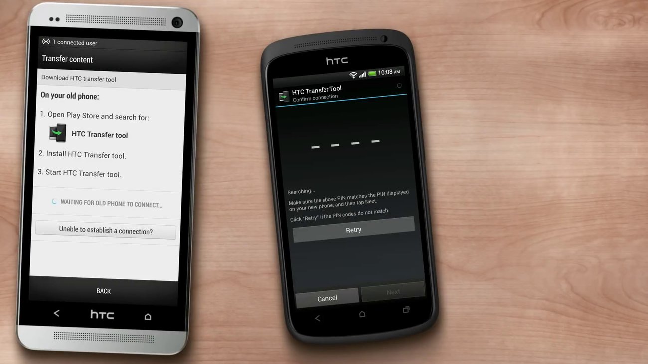 HTC-Übertragungsprogramm