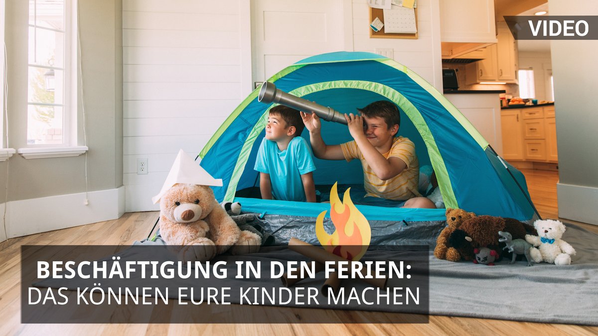 Beschäftigung in den Ferien: Das können eure Kinder machen Beschäftigung in den Ferien: Das können eure Kinder machen