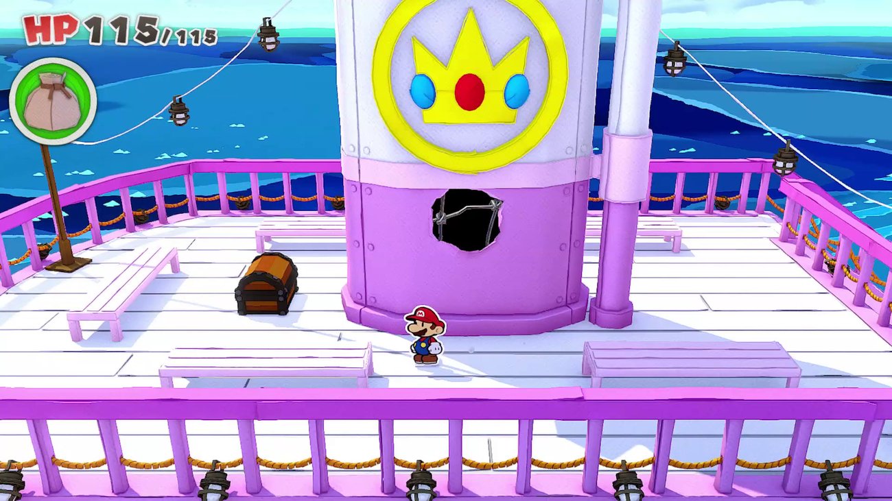 Paper Mario: The Origami King | KP-Max-Plus im Level "MS Peach"