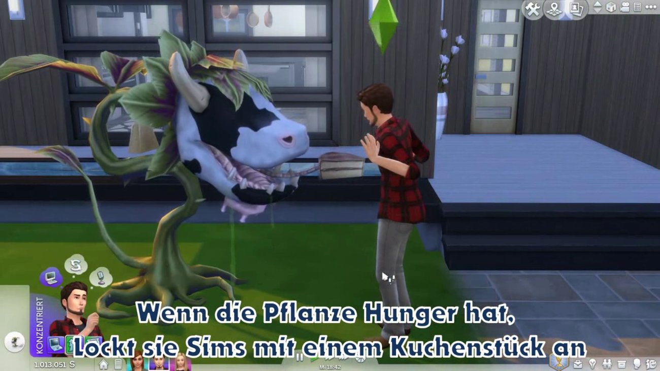 Die Sims 4 | Kuhpflanze züchten und Essenzen melken