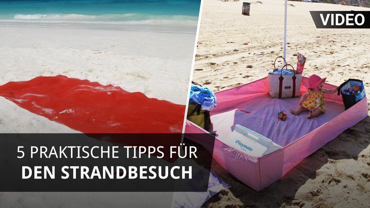5 praktische Tipps für den Strandbesuch
