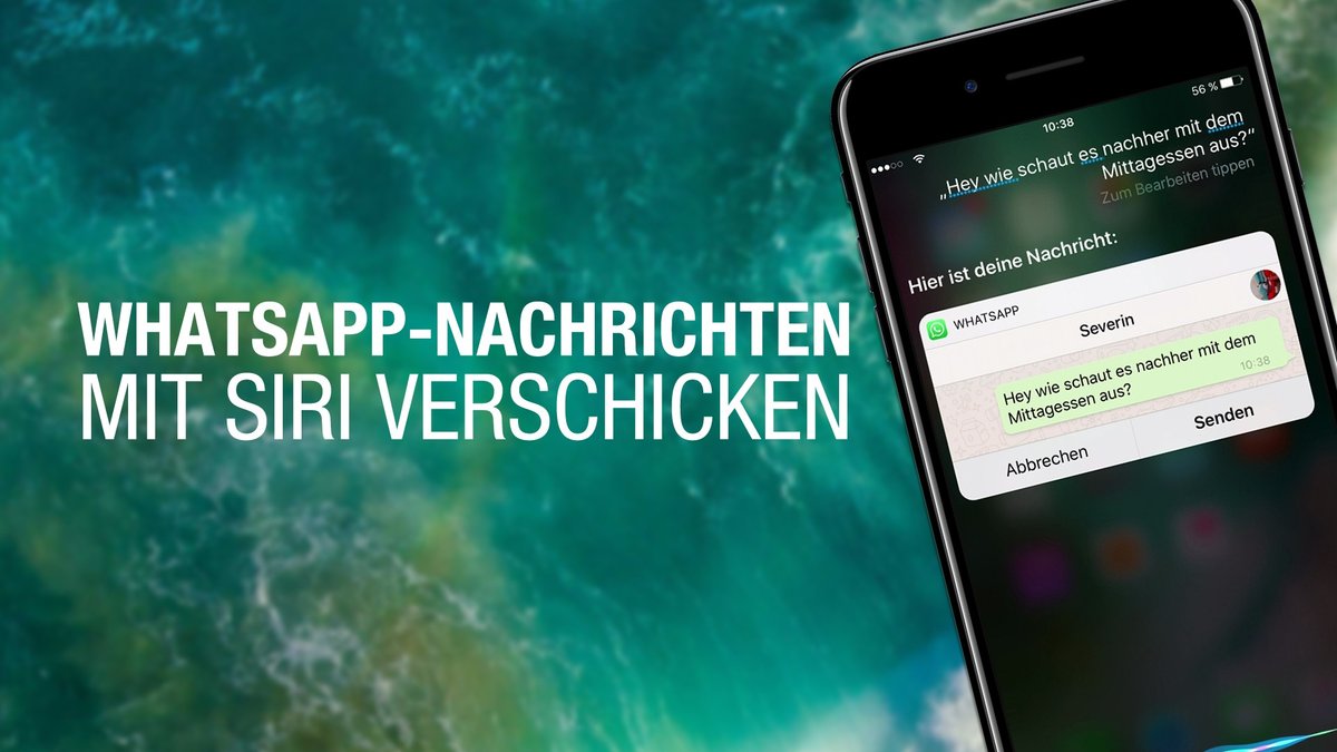 WhatsApp-Nachrichten&#x20;mit&#x20;Siri&#x20;verschicken