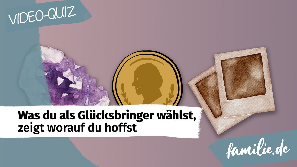 Was du als Glücksbringer behalten würdest, zeigt worauf du hoffst