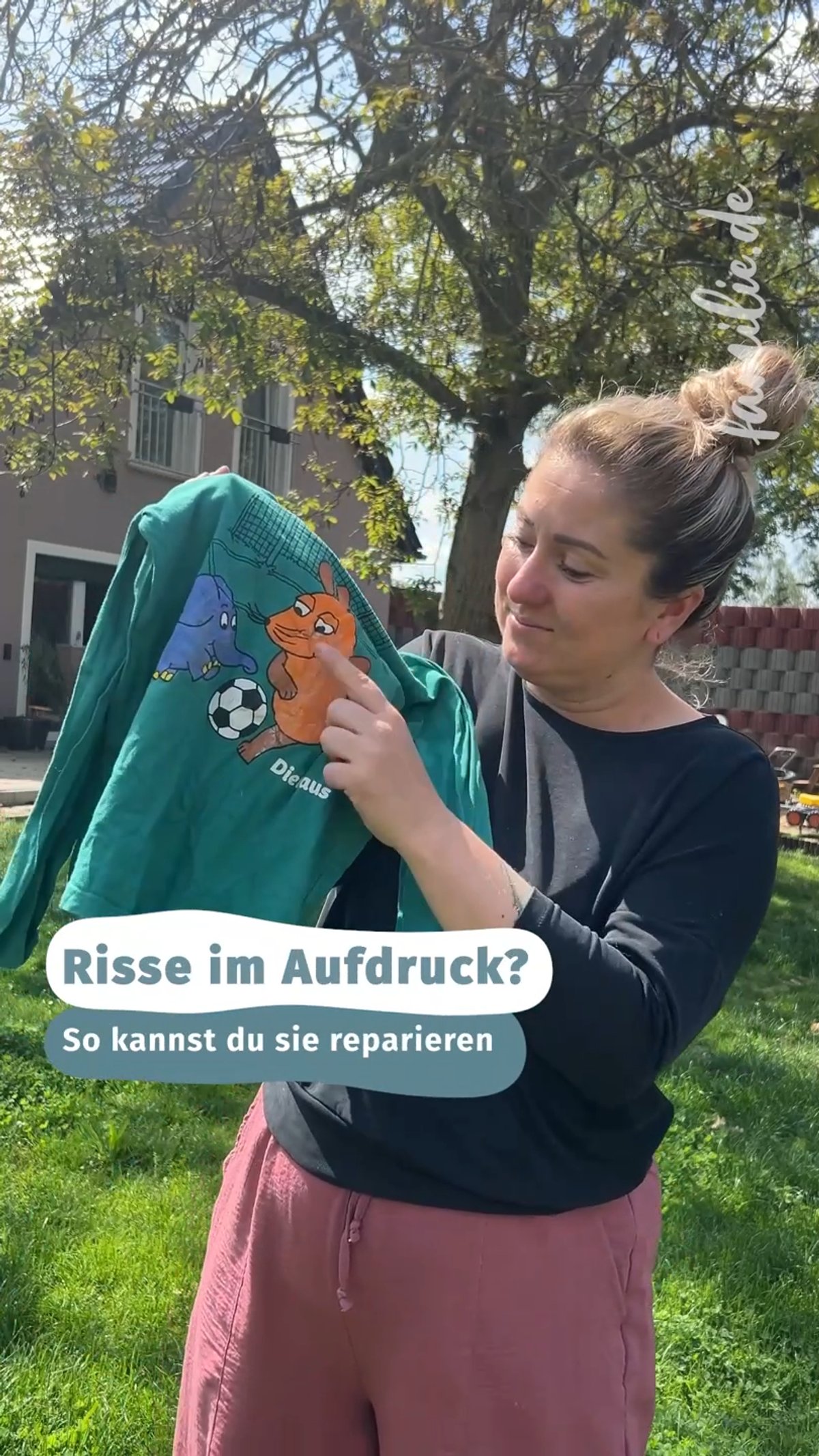 Elternhack: So reparierst du den Aufdruck vom T-Shirt