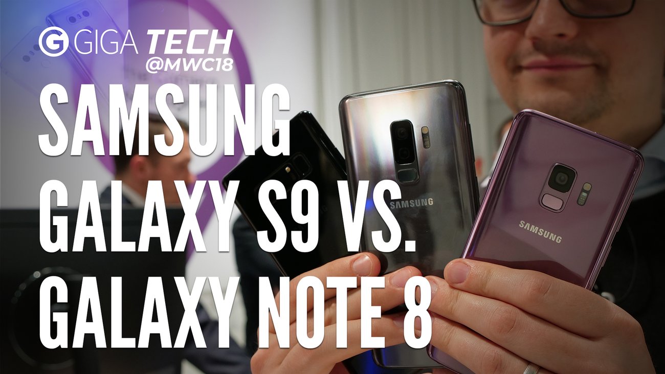 Samsung Galaxy S9 (Plus) vs. Samsung Galaxy Note 8