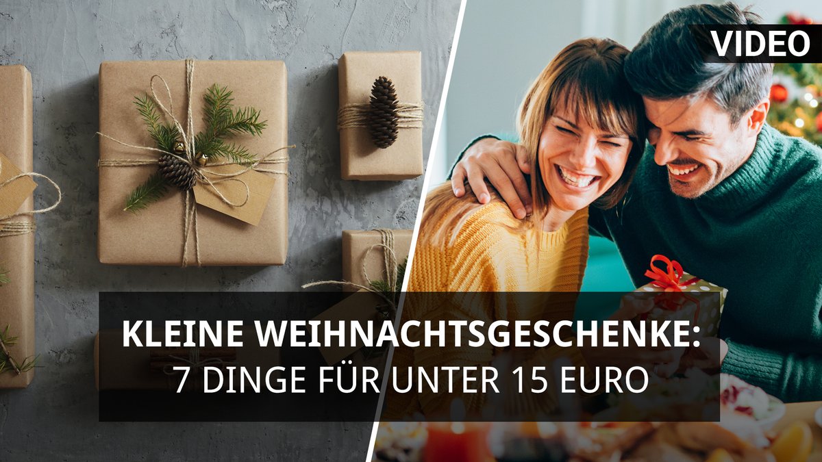 Kleine Weihnachtsgeschenke: 7 Dinge für unter 15 Euro