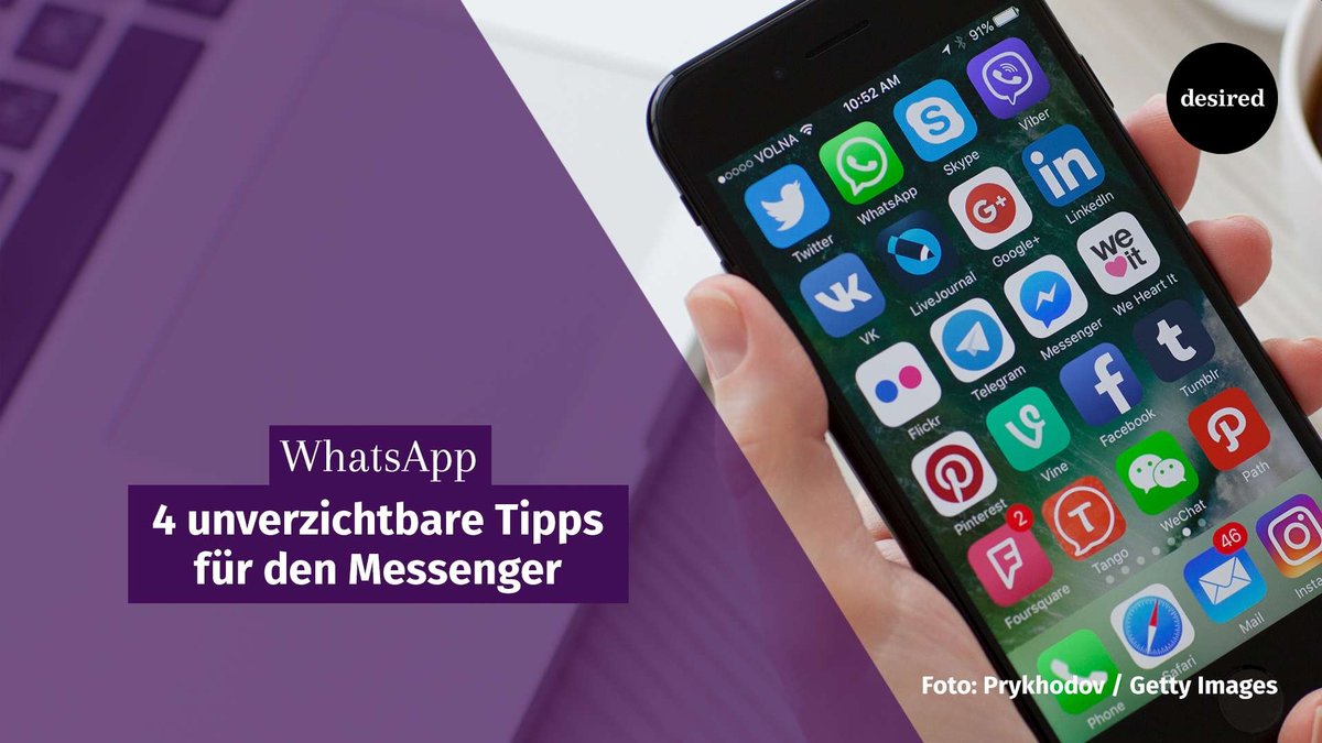 WhatsApp – 4 unverzichtbare Tipps für den Messenger WhatsApp – 4 unverzichtbare Tipps für den Messenger