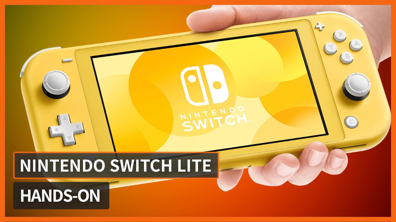 Die Nintendo Switch Lite im Hands-On