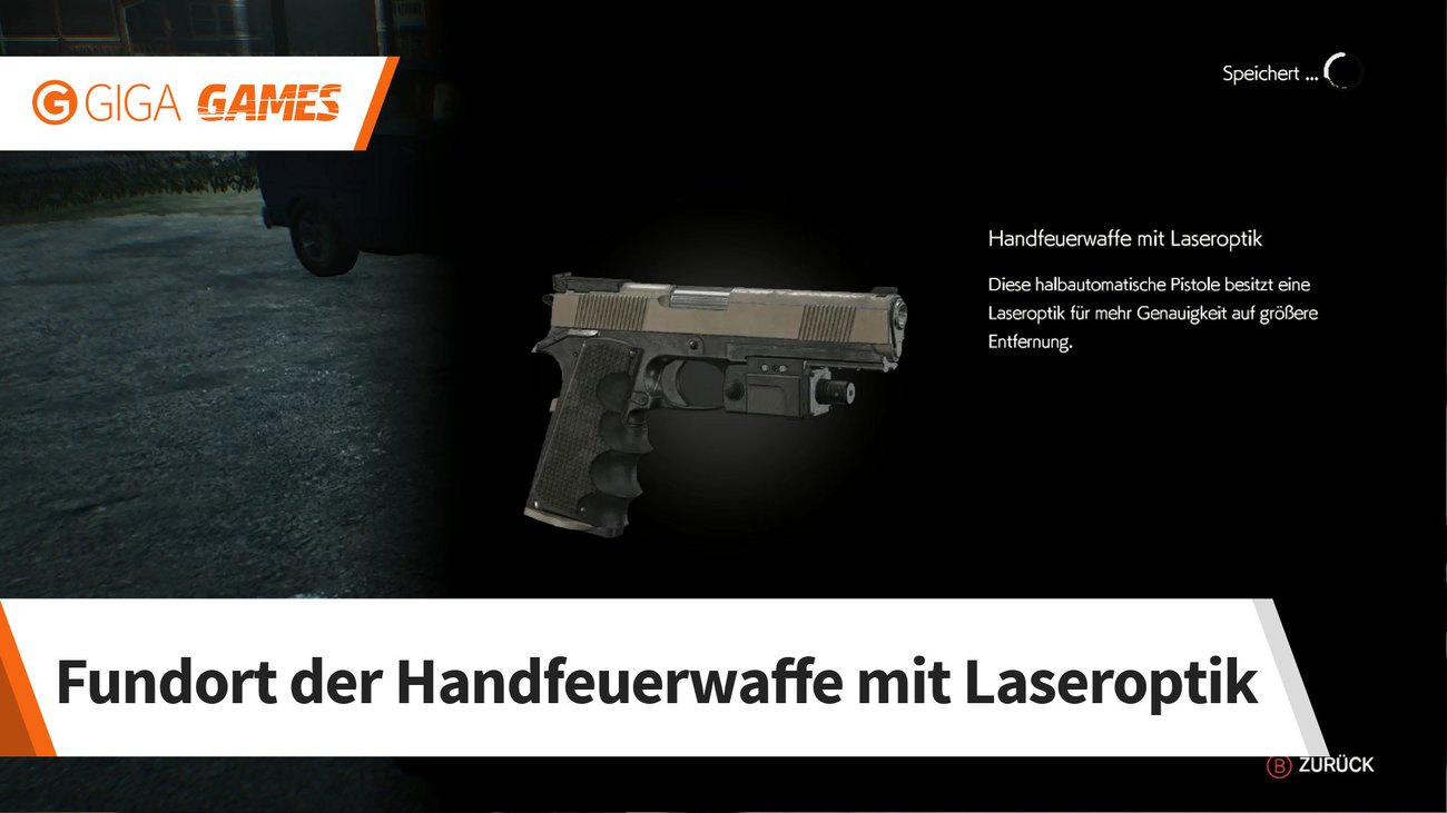 The Evil Within 2: Fundort der Handfeuerwaffe mit Laseroptik