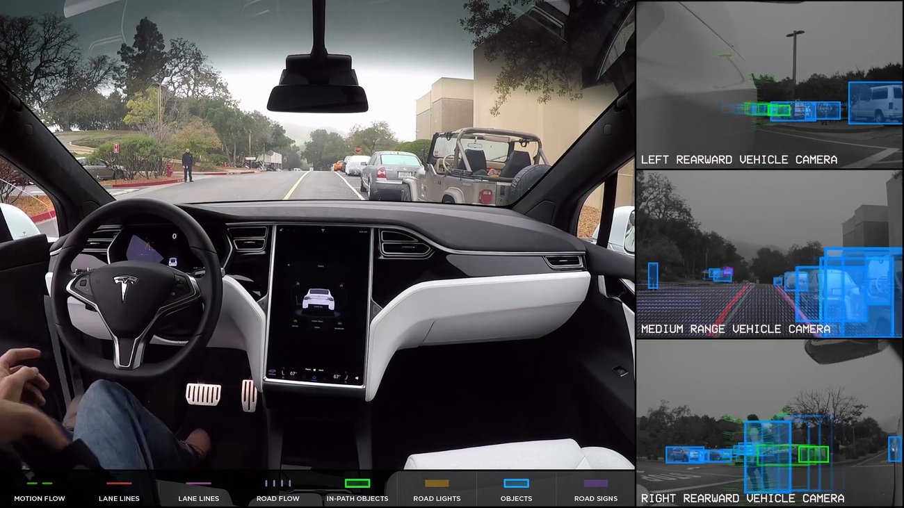 Tesla: Hardware für autonomes Fahren im Model S