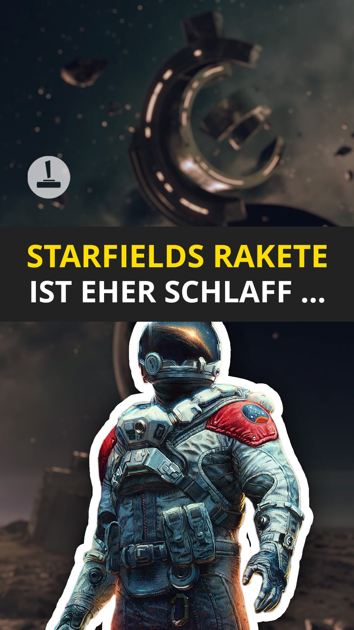 Starfields Rakete ist eher schlaff