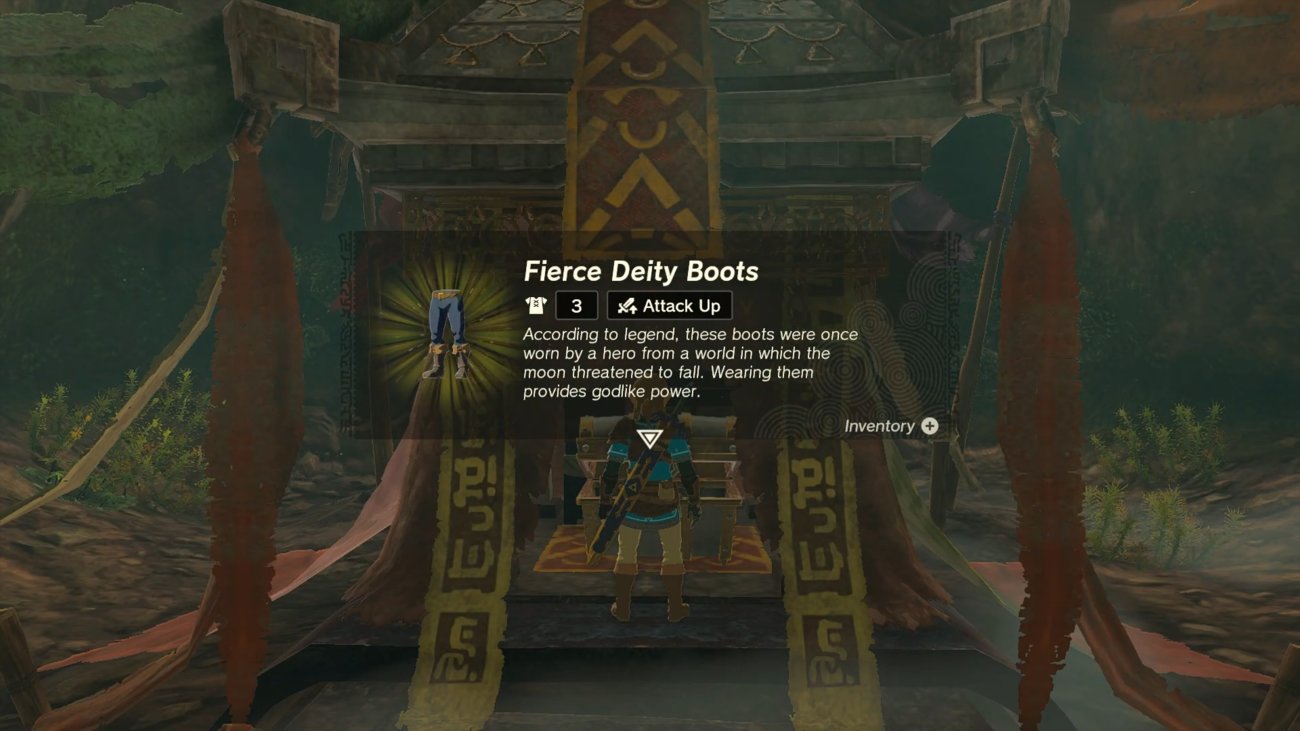 Zelda Tears of the Kingdom: Grimmige-Gottheit-Stiefel finden