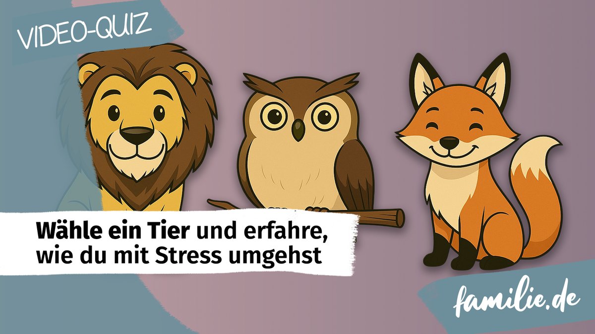Wähle ein Tier und erfahre, wie du mit Stress umgehst Wähle ein Tier und erfahre, wie du mit Stress umgehst