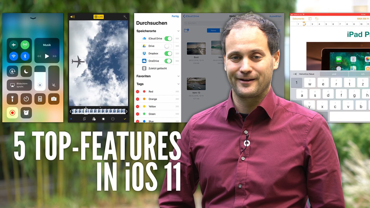 Fünf Top-Features in iOS 11