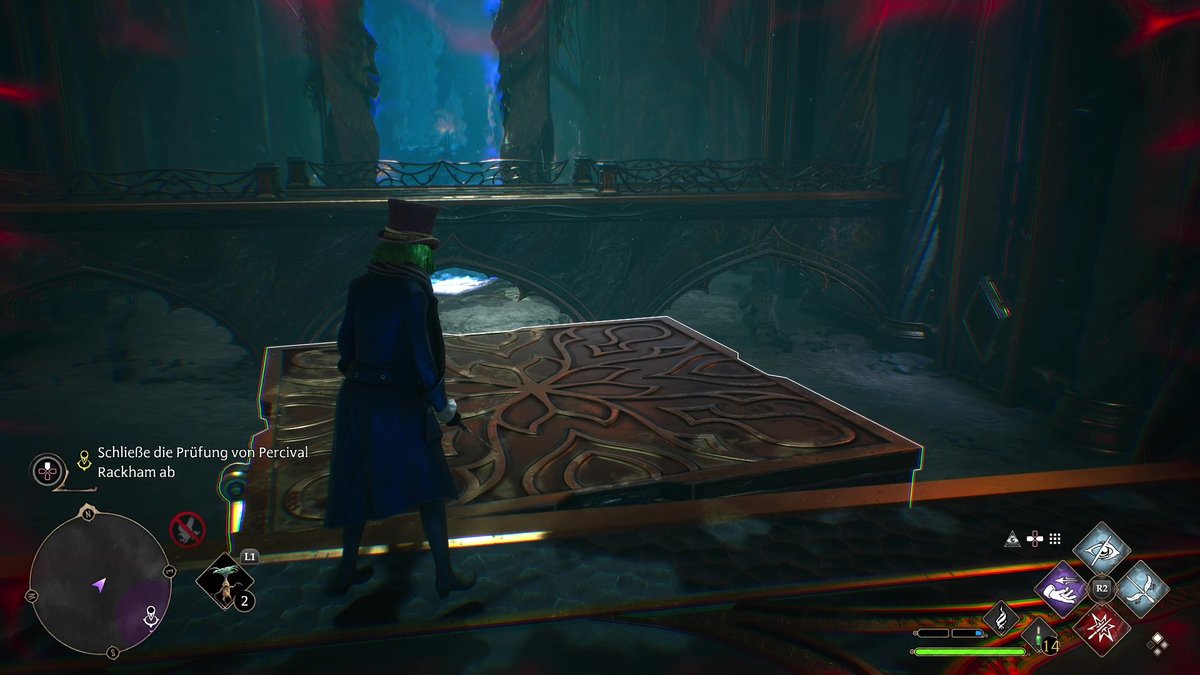 Hogwarts&#x20;Legacy&#x3A;&#x20;Das&#x20;zweite&#x20;Plattformen-R&#x00E4;tsel&#x20;in&#x20;der&#x20;Pr&#x00FC;fung&#x20;von&#x20;Percival