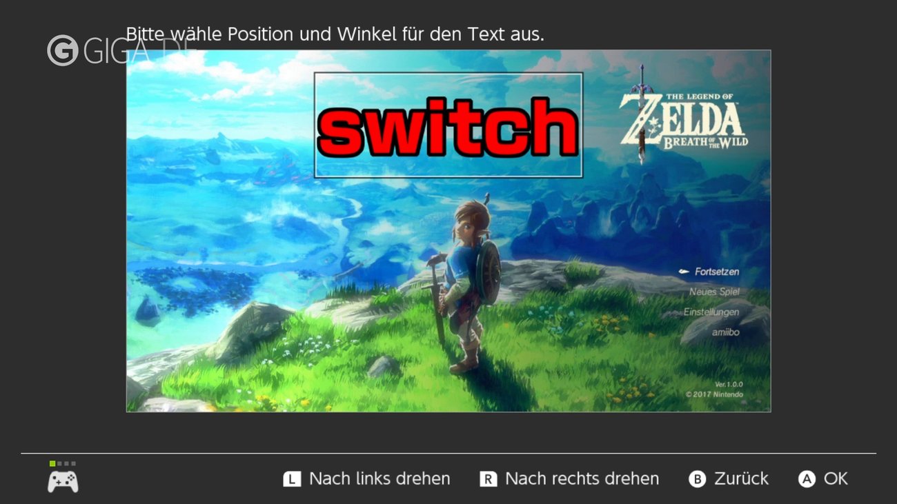 Nintendo Switch: Screenshots erstellen und bearbeiten
