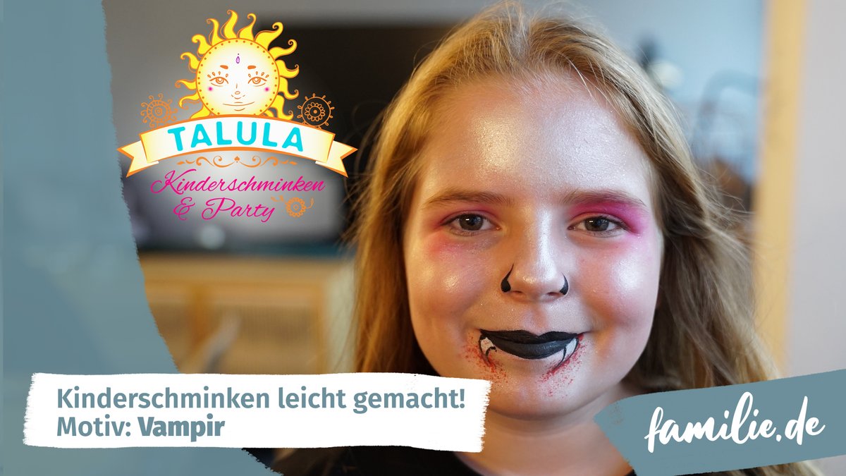 Vampir schminken: Mit dieser Anleitung gelingt euch der süße Halloweenlook bei euren Kids garantiert Vampir schminken: Mit dieser Anleitung gelingt euch der süße Halloweenlook bei euren Kids garantiert