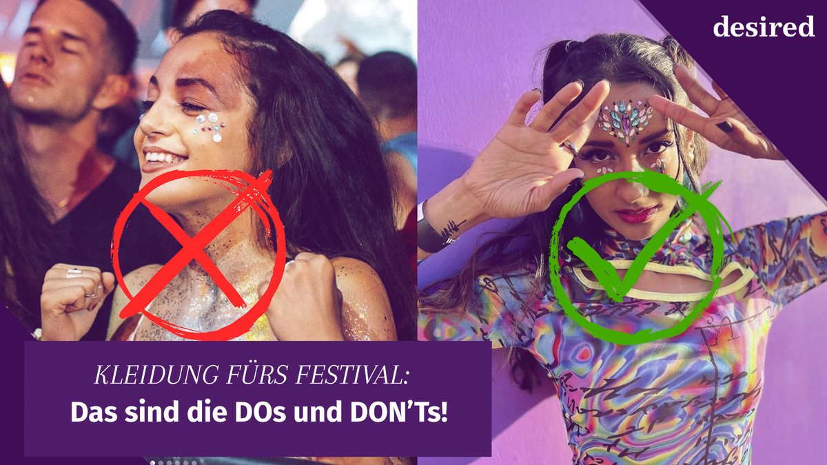 Kleidung fürs Festival: Das sind die DOs und DON’Ts! 